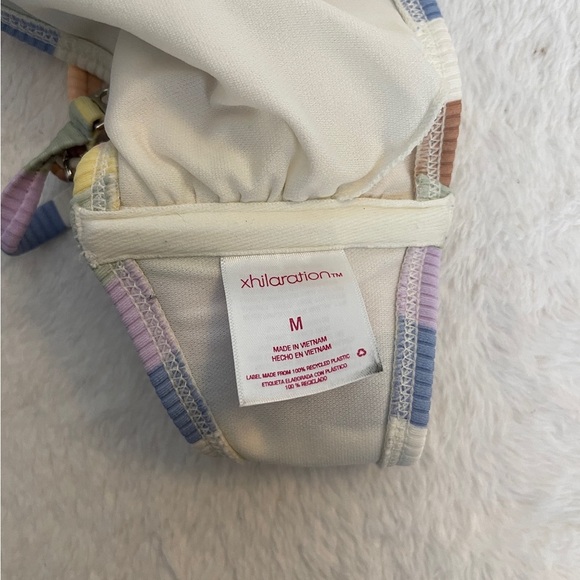 Xhilaration Multicolor Striped Kids Bikini - Picture 8 of 8